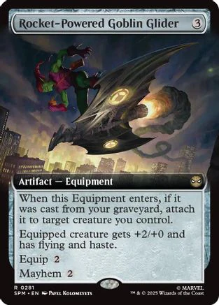 Rocket-Powered Goblin Glider (Extended Art)  (SPM-281) - [Marvel's Spider-Man]