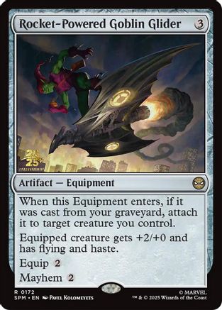 Rocket-Powered Goblin Glider  [Foil]  (PRE-172) - [Prerelease Cards]