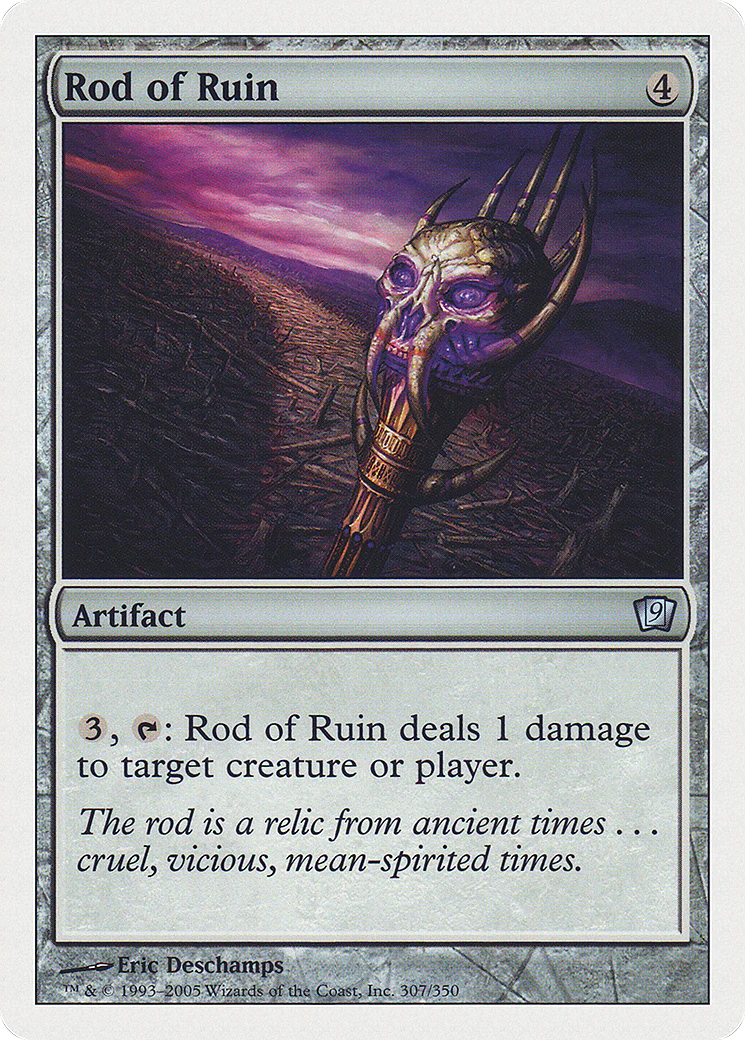 Rod of Ruin  (9ED-307) - [Ninth Edition]
