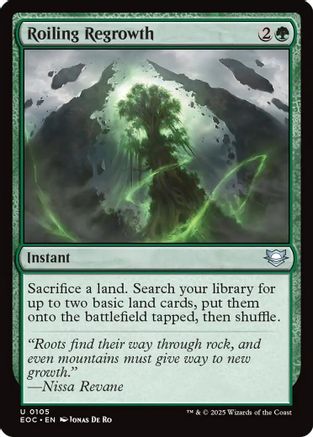 Roiling Regrowth  (EOC-105) - [Commander: Edge of Eternities]