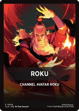 Roku Theme Card  (TLA-034) - [Avatar: The Last Airbender]