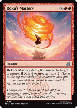 Roku's Mastery  (TLE-243) - [Avatar: The Last Airbender: Eternal-Legal]