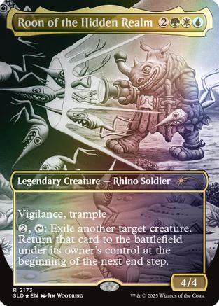 Roon of the Hidden Realm (Rainbow Foil)  [Foil]  (SLD-2173) - [Secret Lair Drop Series]
