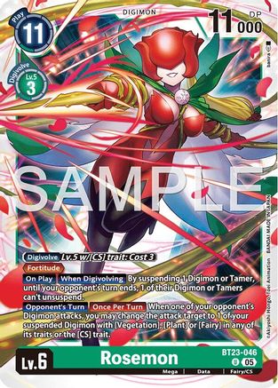 Rosemon (BT23-046) - [Hackers' Slumber]