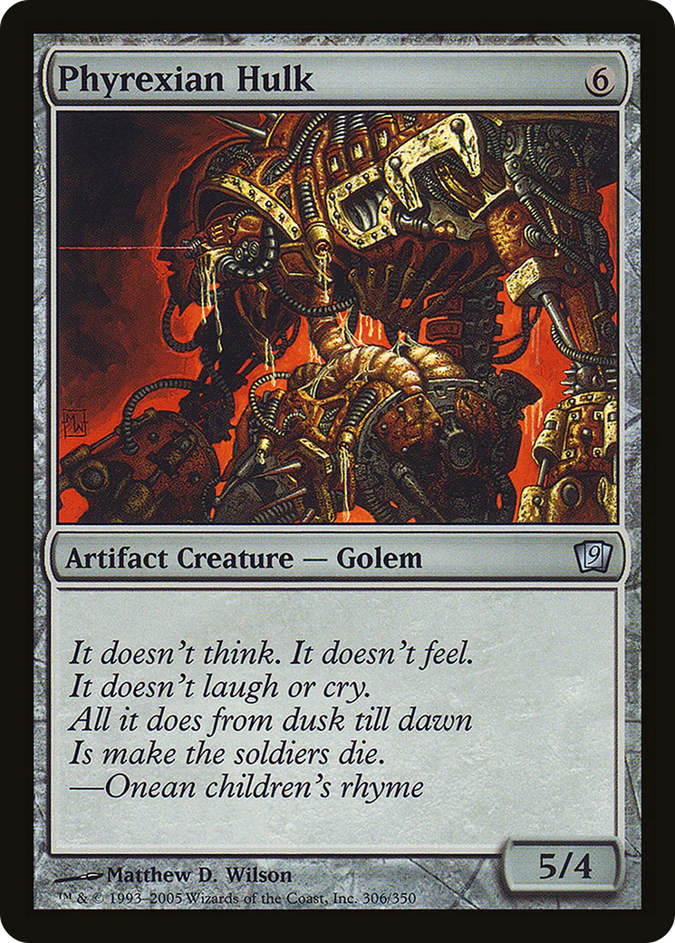 (RU) Phyrexian Hulk [Ninth Edition] (Foreign Language)