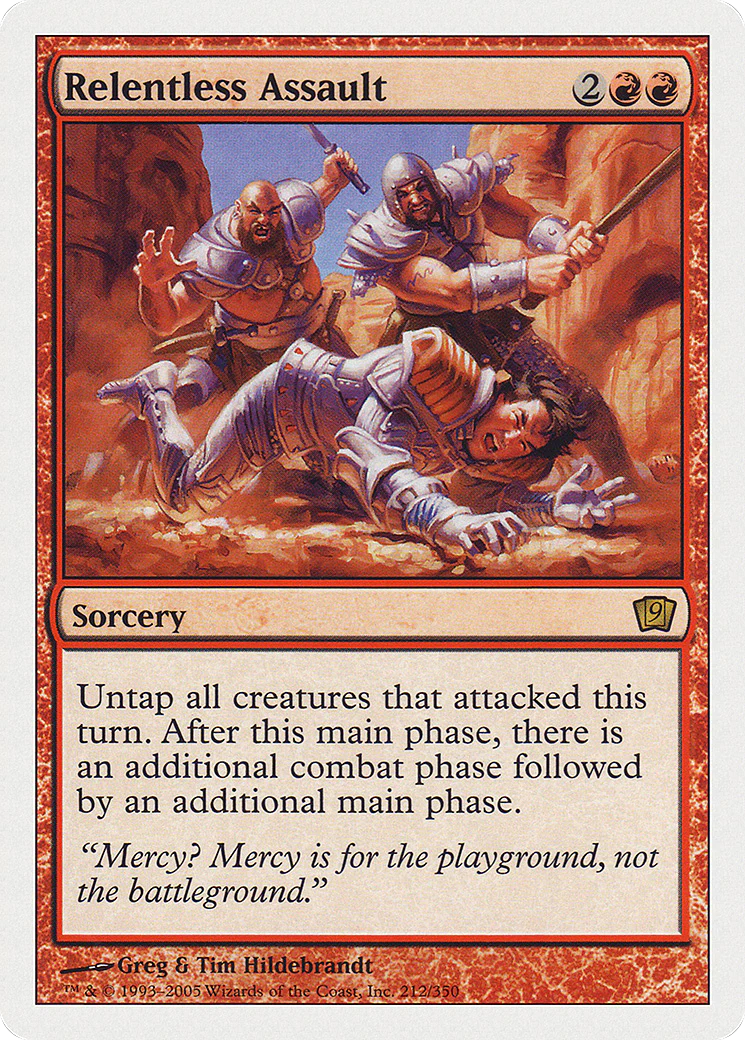 (RU) Relentless Assault [Ninth Edition] (Foreign Language)
