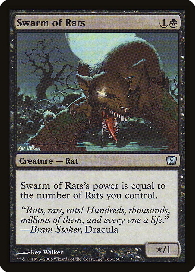 (RU) Swarm of Rats [Ninth Edition] (Black Border) (Foreign Language)