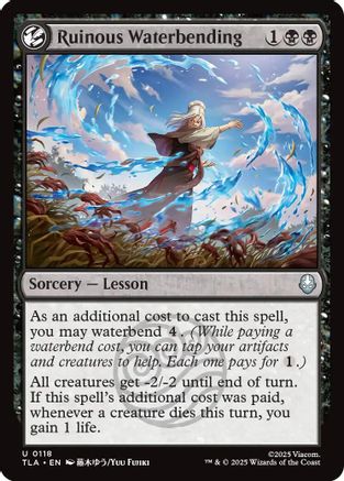 Ruinous Waterbending  [Foil]  (TLA-118) - [Avatar: The Last Airbender]