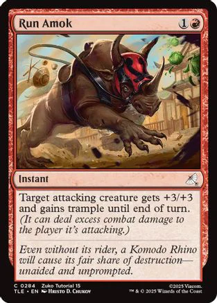 Run Amok (0284)  (TLE-284) - [Avatar: The Last Airbender: Eternal-Legal]