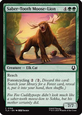 Saber-Tooth Moose-Lion  (TLA-194) - [Avatar: The Last Airbender]