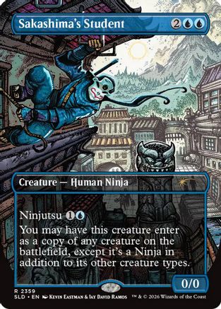 Sakashima's Student (2359)  [Foil]  (SLD-2359) - [Secret Lair Drop Series]