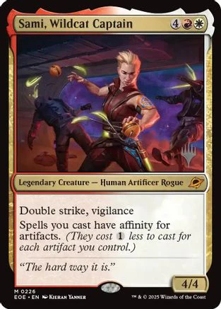 Sami, Wildcat Captain  [Foil]  (PPEOE-226) - [Promo Pack: Edge of Eternities]