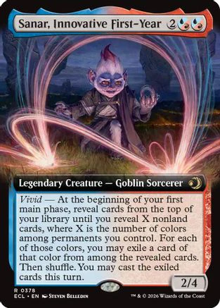 Sanar, Innovative First-Year (Extended Art)  (ECL-378) - [Lorwyn Eclipsed]
