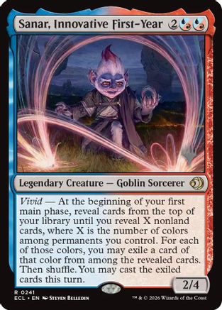 Sanar, Innovative First-Year  [Foil]  (PPECL-241) - [Promo Pack: Lorwyn Eclipsed]