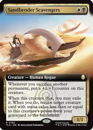 Sandbender Scavengers (Extended Art)  [Foil]  (TLA-382) - [Avatar: The Last Airbender]