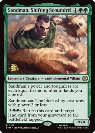 Sandman, Shifting Scoundrel  [Foil]  (PRE-112) - [Prerelease Cards]