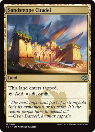Sandsteppe Citadel  (TDM-266) - [Tarkir: Dragonstorm]