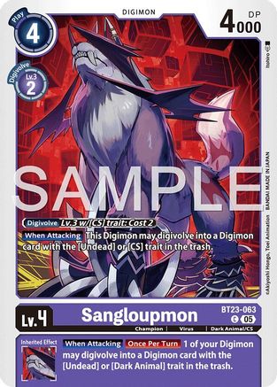 Sangloupmon (BT23-063) - [Hackers' Slumber]