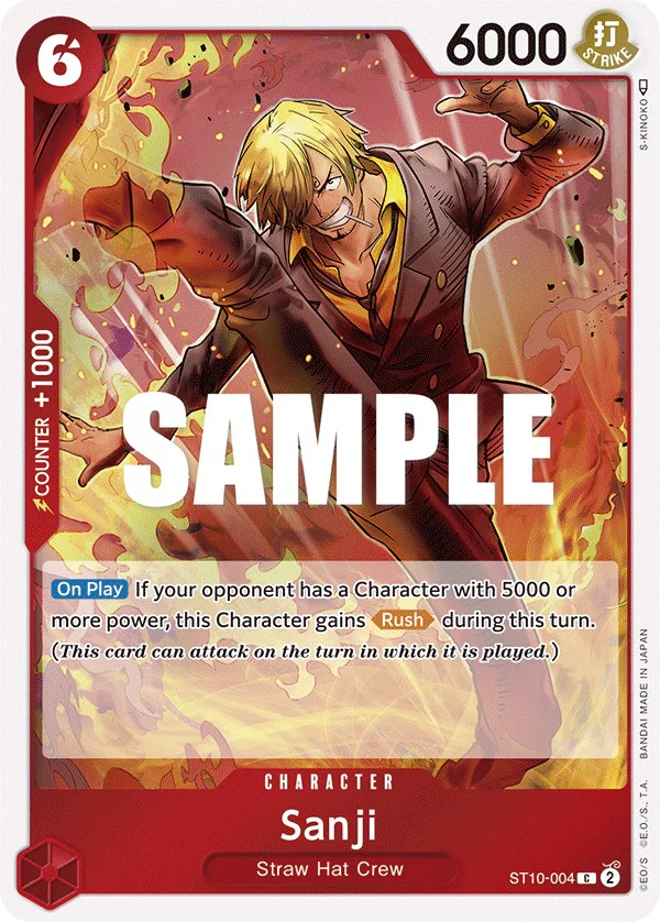 Sanji (ST10-004) - [Ultra Deck: The Three Captains] Foil