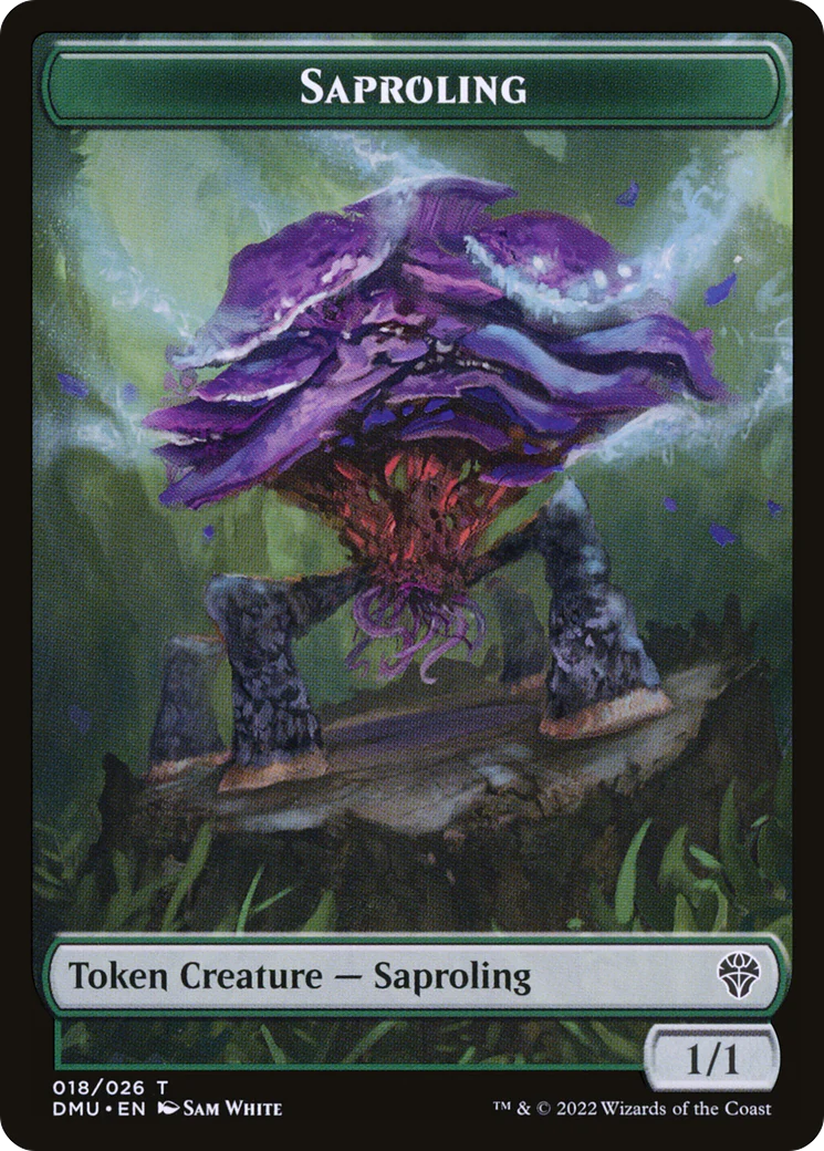 Saproling  [Foil]  (DMU-018) - [Dominaria United Tokens]