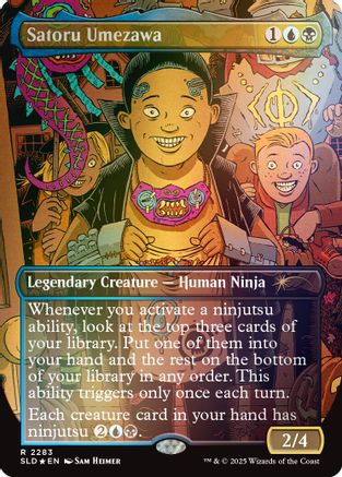 Satoru Umezawa (Rainbow Foil)  [Foil]  (SLD-2283) - [Secret Lair Drop Series]