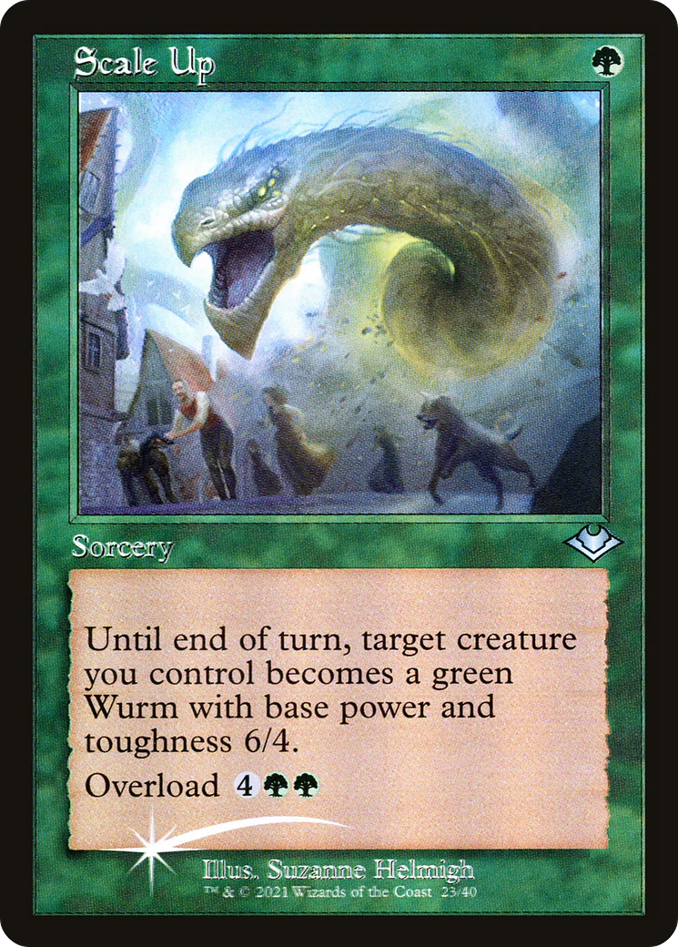Scale Up [Etched Foil]  (MH1-023) - [Modern Horizons 1 Timeshifts]