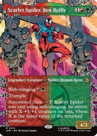 Scarlet Spider, Ben Reilly (Borderless)  (SPM-214) - [Marvel's Spider-Man]