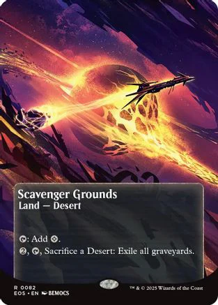 Scavenger Grounds (0082) (Borderless)  (EOS-082) - [Edge of Eternities: Stellar Sights]