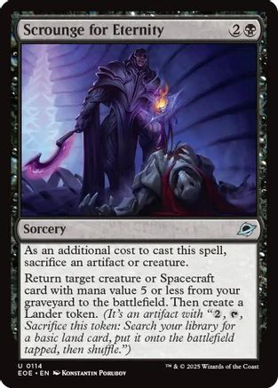Scrounge for Eternity  (EOE-114) - [Edge of Eternities]