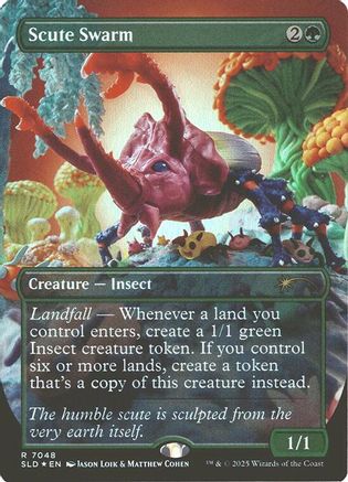Scute Swarm (Rainbow Foil)  [Foil]  (SLD-7048) - [Secret Lair Drop Series]