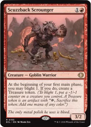Scuzzback Scrounger  [Foil]  (ECL-153) - [Lorwyn Eclipsed]