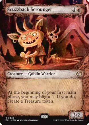 Scuzzback Scrounger (Showcase)  (ECL-320) - [Lorwyn Eclipsed]