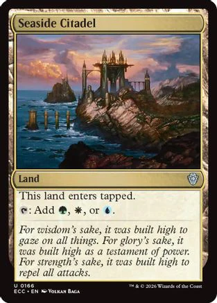 Seaside Citadel  (ECC-166) - [Commander: Lorwyn Eclipsed]