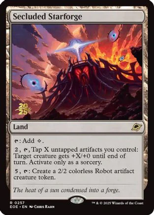 Secluded Starforge  [Foil]  (PRE-257) - [Prerelease Cards]