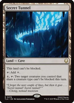 Secret Tunnel  [Foil]  (TLA-278) - [Avatar: The Last Airbender]