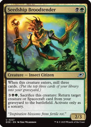 Seedship Broodtender  [Foil]  (EOE-227) - [Edge of Eternities]
