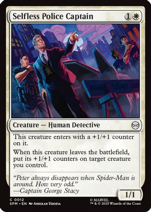 Selfless Police Captain  (SPM-012) - [Marvel's Spider-Man]