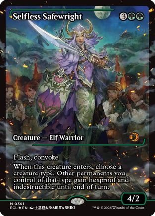 Selfless Safewright (Showcase)  [Foil]  (ECL-391) - [Lorwyn Eclipsed]