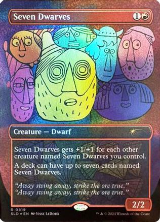 Seven Dwarves (0819)  [Foil]  (SLD-819) - [Secret Lair Drop Series]
