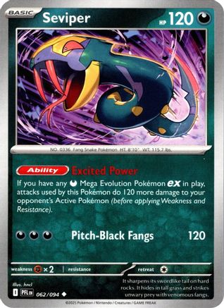 Seviper - (062) [ME02 Phantasmal Flames]