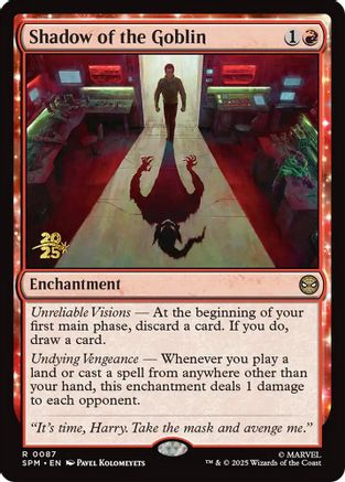 Shadow of the Goblin  [Foil]  (PRE-087) - [Prerelease Cards]