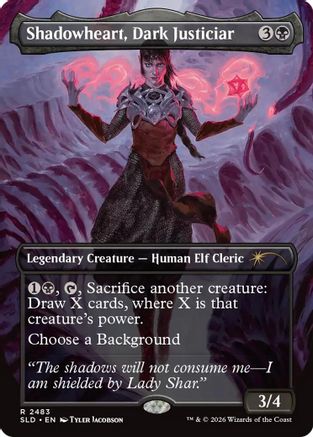 Shadowheart, Dark Justiciar  [Foil]  (SLD-2483) - [Secret Lair Drop Series]