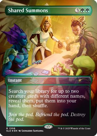 Shared Summons  [Foil]  (SLD-1308) - [Secret Lair Drop Series]