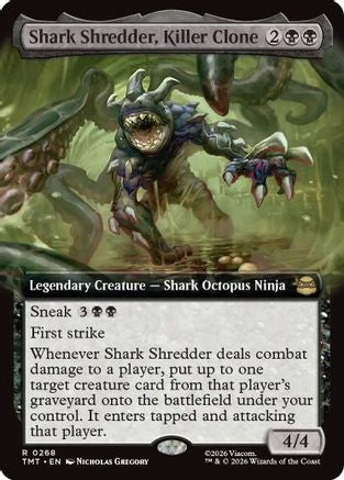 Shark Shredder, Killer Clone (Extended Art)  (TMT-268) - [Teenage Mutant Ninja Turtles]
