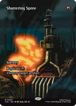 Shattering Spree (Borderless)  [Foil]  (TLE-036) - [Avatar: The Last Airbender: Eternal-Legal]