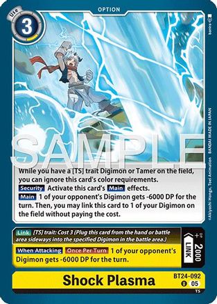 Shock Plasma (BT24-092) - [Time Stranger]
