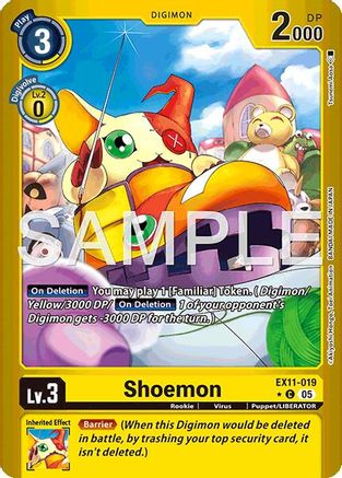 Shoemon (Limited Foil) (EX11-019) - [Dawn of Liberator] Foil