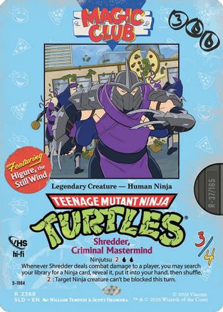 Shredder, Criminal Mastermind - Higure, the Still Wind  (SLD-2368) - [Secret Lair Drop Series]