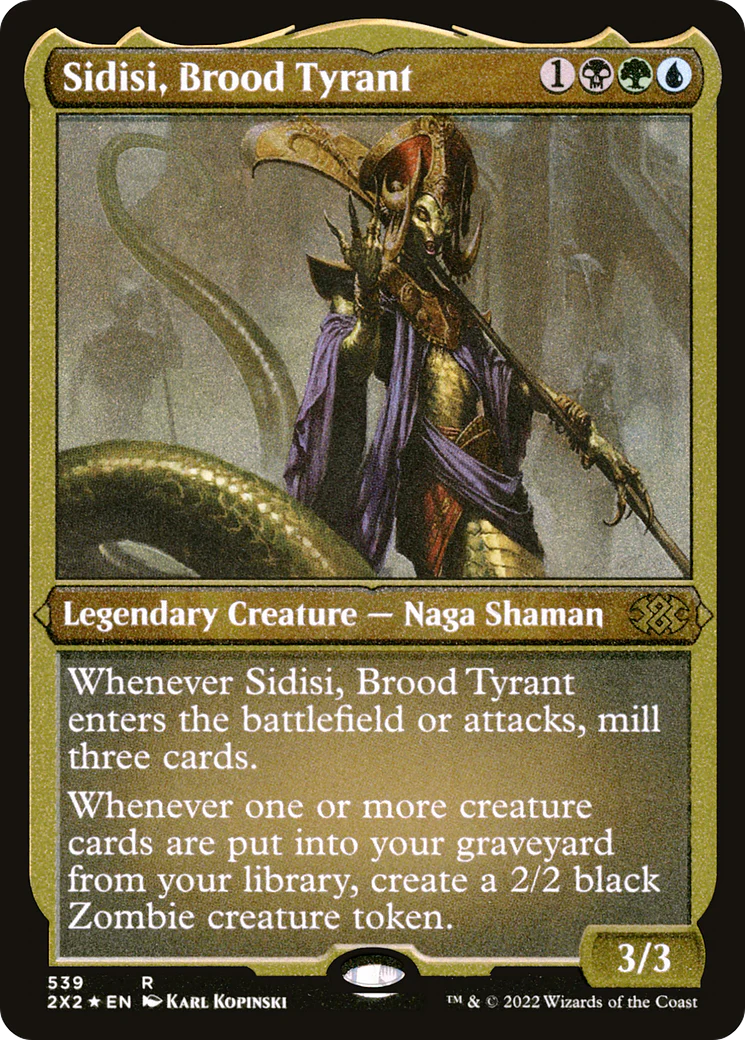 Sidisi, Brood Tyrant (Foil Etched)  [Foil]  (2X2-539) - [Double Masters 2022]