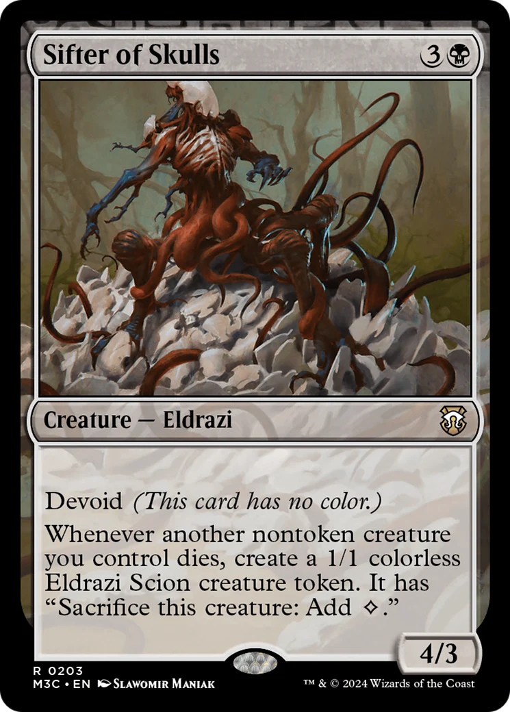 Sifter of Skulls  [Foil]  (M3C-203) - [Modern Horizons 3 Commander]: (devoid)